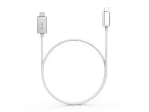 LMP 17463, 3 m, USB C, USB C, Sølv