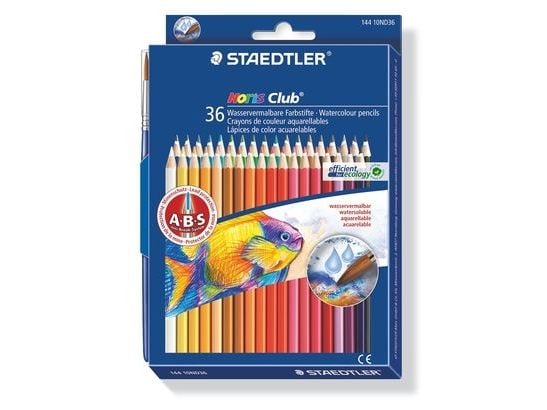 STAEDTLER Noris Club vesiväri - värikynä - valikoituja värejä (36 kpl)