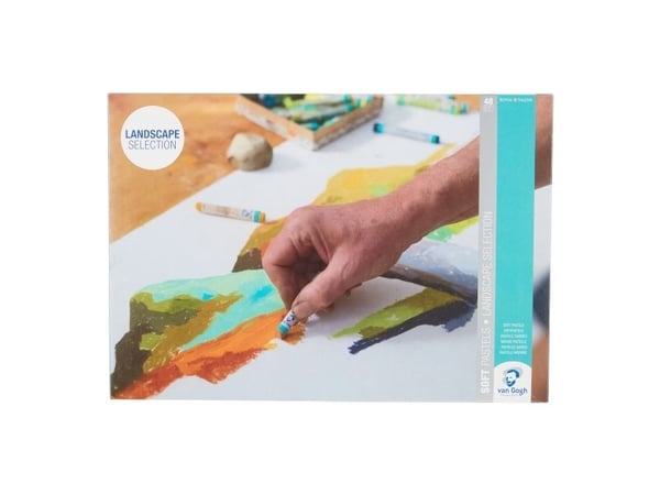 Van Gogh soft pastel landskapssett | 48 farger