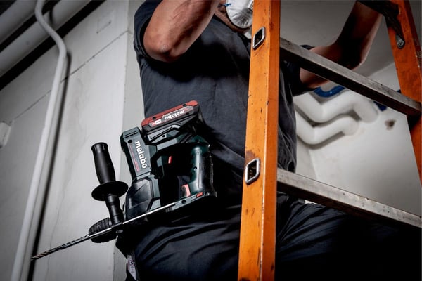 Metabo BH 18 LTX BL 16, SDS Plus, Musta, Vihreä, Harjaton moottori, 1,6 cm, 730 RPM, 1,3 J