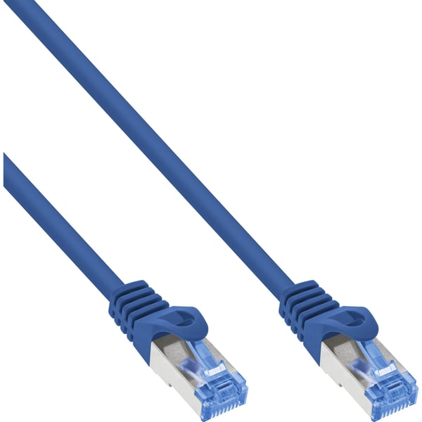 InLine 72602B, 2 m, Cat6a, S/FTP (S-STP), RJ-45, RJ-45, Blå