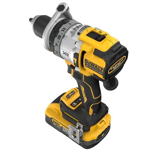DEWALT DCD1007H2T-QW iskuporakone 18 V 169 Nm 3-vaihteinen, 2 akkua