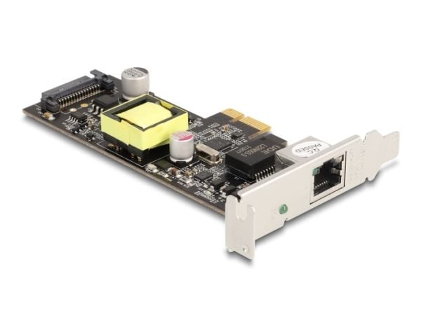 DeLOCK 88506, Intern, Koblet med ledninger (ikke trådløs), PCI Express, Ethernet, 2500 Mbit/s