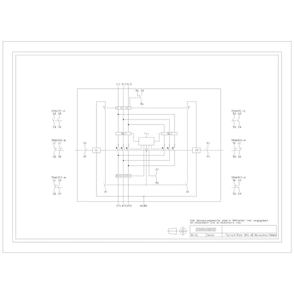 Siemens 3RA6250-2AB32 3RA62502AB32 kääntökäynnistin, moottorin teho 400 V:ssa 0,09 kW, 690 V:n nimellisvirta 0,4 A, 191 mm, 183 mm, 228 mm, 109,5 m...