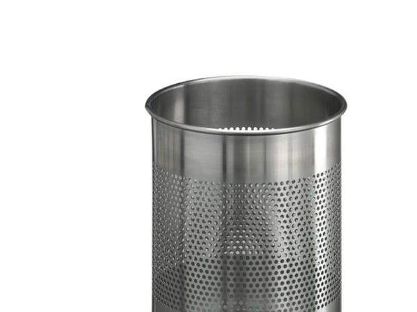 Papirkurv Durable rustfrit stål rund 15/P 165mm