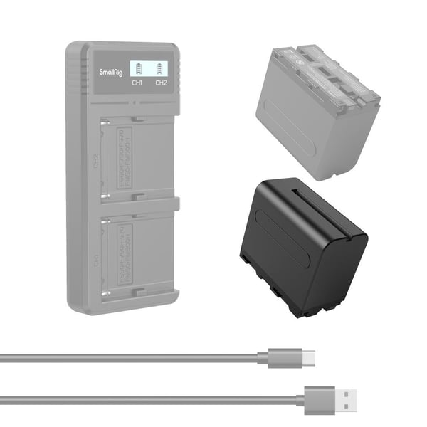 SmallRig NP-F970, Sony, 7800 mAh, 7,2 V, Litiumioni (Li-Ion)