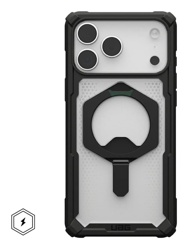 Urban Armor Gear 11452811404G, Etui, Apple, iPhone 17 Pro Max, 17,5 cm (6.9"), Svart, Gjennomsiktig