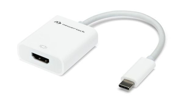 NewerTech - Adapterkabel - USB-C han til HDMI hun - 10,8 cm - 4K(4096 x 2160) tuki
