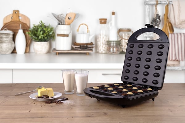 Mesko MS 3041 nödbakplatta 1600 W, 24 kakor, svart