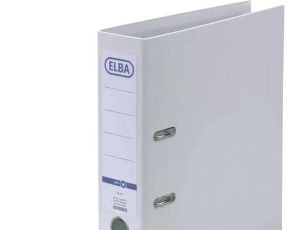 Elba Smart PP/PP, 80 mm, A4, Polypropylen (PP), Hvit, 570 ark, 8 cm, 285 mm