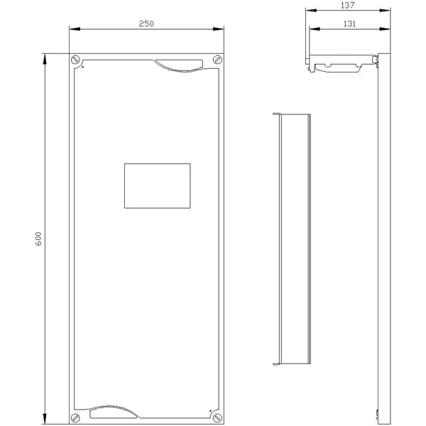 Siemens 8GK4736-4KK12, 600 mm, 250 mm, 600 mm, 100 mm, 2,92 kg