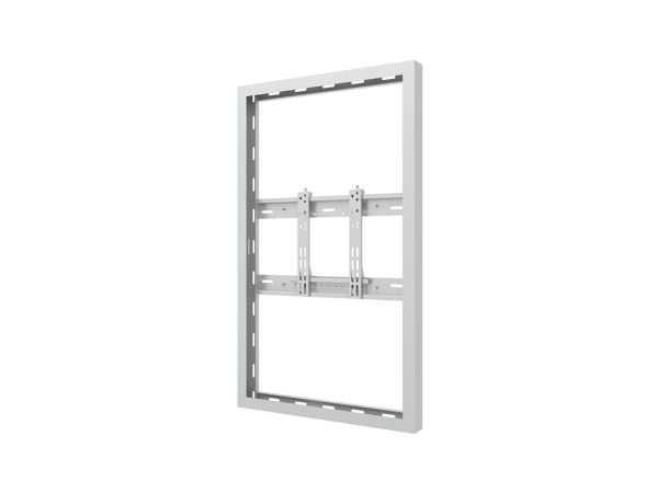 Multibrackets 6688, Terästä, Valkoinen, Maisema/Muotokuva, 109,2 cm (43"), 25 kg, 100 x 100 mm