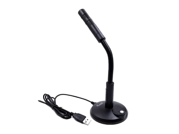 Equip 245340, Bordmikrofon, -47 dB, 100 - 16000 Hz, 2200 O, Koblet med ledninger (ikke trådløs), USB