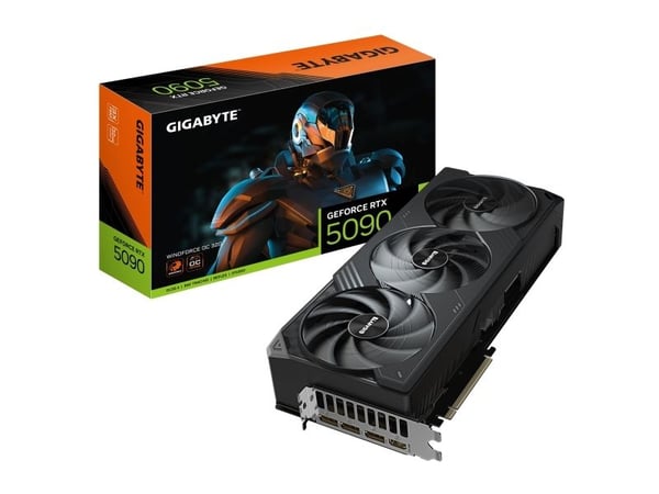 Gigabyte RTX 5090 GV-N5090WF3OC-32GD näytönohjain 32 GB GDDR7 WINDFORCE OC