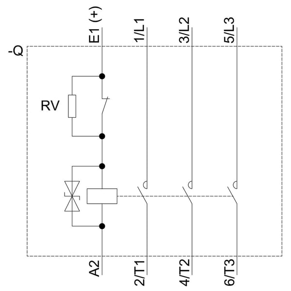 Siemens 3RT2017-2KF42-0LA0 Radan suojaus 3 x katkaisija 690 V/AC 1 kpl