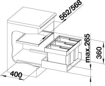Sopkorg Blanco svart (521472)