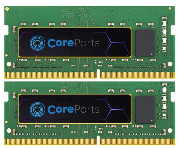 CoreParts - DDR4 - sett - 8 GB: 2 x 4 GB - SO DIMM 260-pin - 2400 MHz / PC4-19200 - 1.2 V - ikke-bufret - ikke-ECC