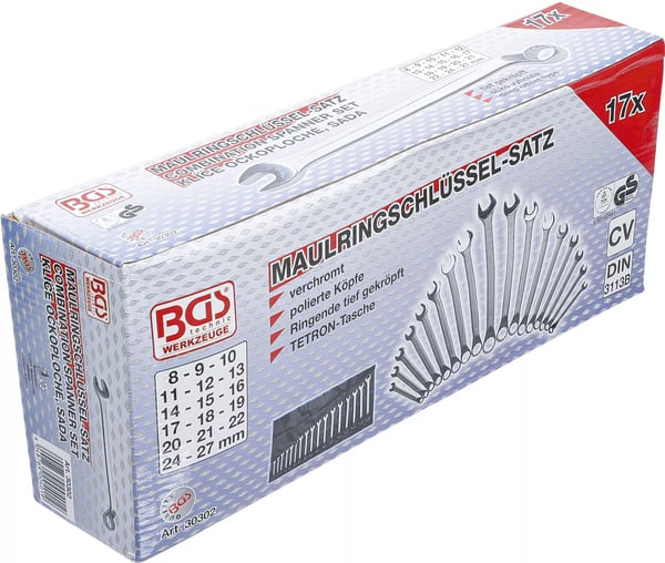 BGS technic Combination Spanner Set, 3,45 kg