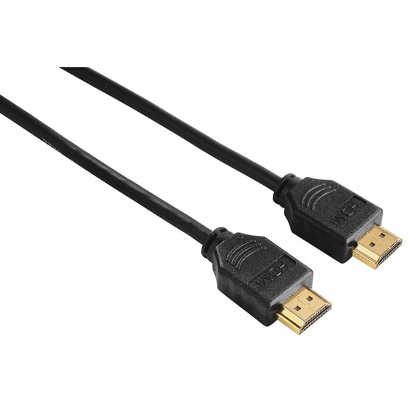 Hama - High Speed - HDMI-kabel med Ethernet - HDMI hann til HDMI hann - 3 m - skjermet - svart