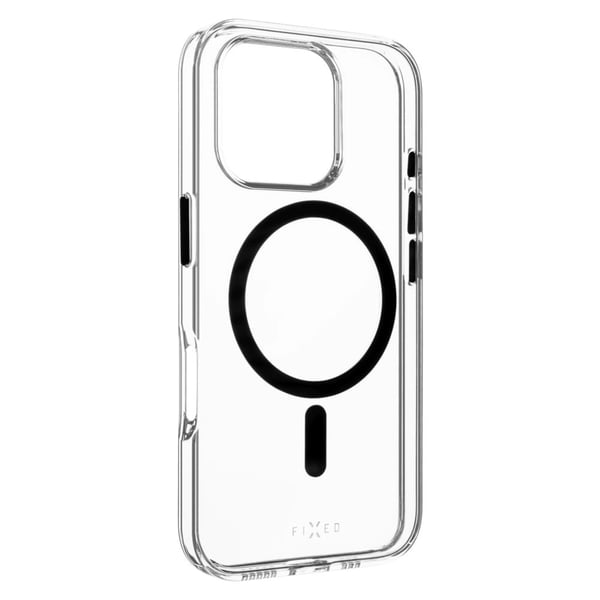 Kotelo Kiinteä Kiinteä | MagPurity | Takakuori | Apple | iPhone 16 Pro | TPU | Kirkas musta | Clear Black