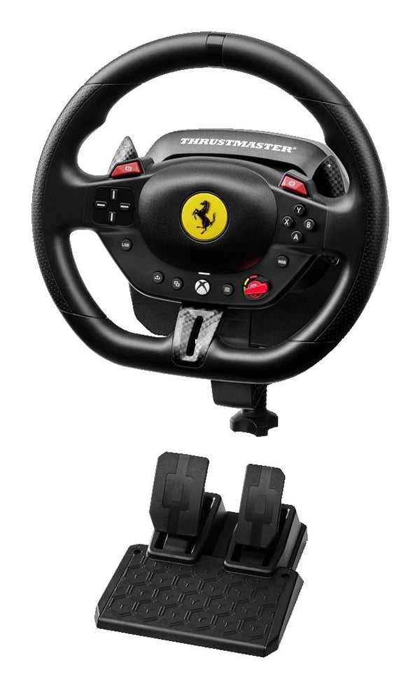 Thrustmaster T98 Ferrari 296 GTS-ratt 240° + pedaler, Xbox/PC