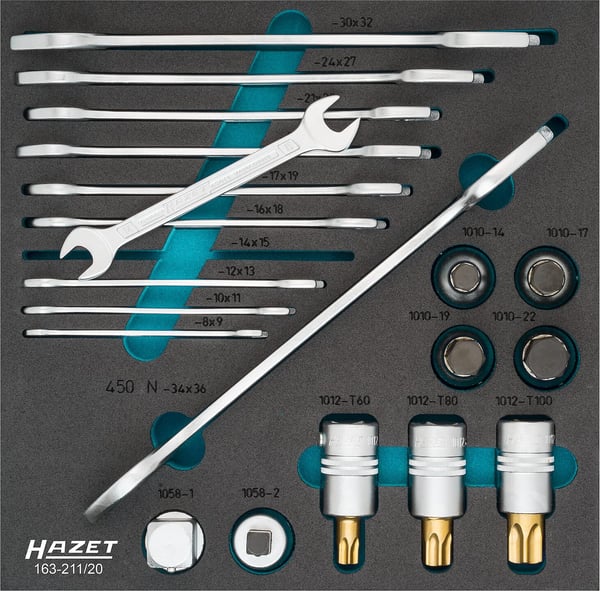 HAZET 163-211/20, 20 kpl