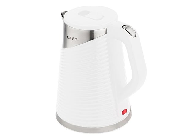 Lafe LAFCZA47469, 1,8 l, 1800 W, Rostfritt stål, Vit, Rostfritt stål, Plast, Överhettningsskydd, Sladdlös