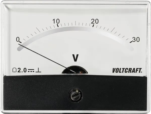 VOLTCRAFT AM-86X65/30V/DC AM-86X65/30V/DC AM-86X65/30V/DC Måleapparat til indbygning AM-86X65/30V/DC Drejespole