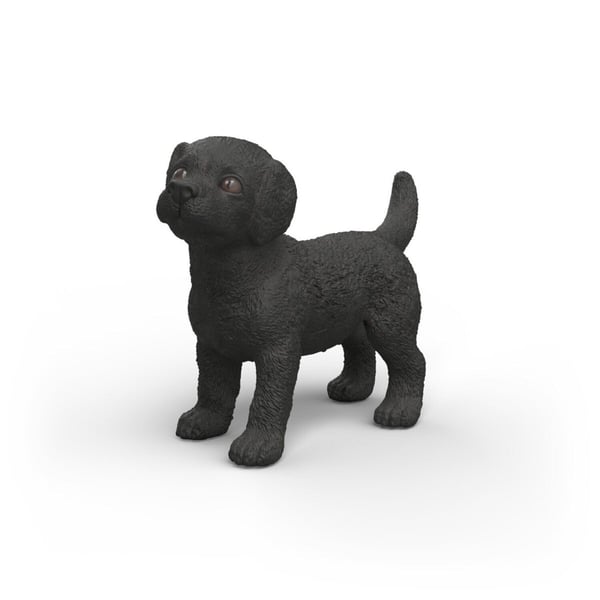 Schleich svart labradorvalp