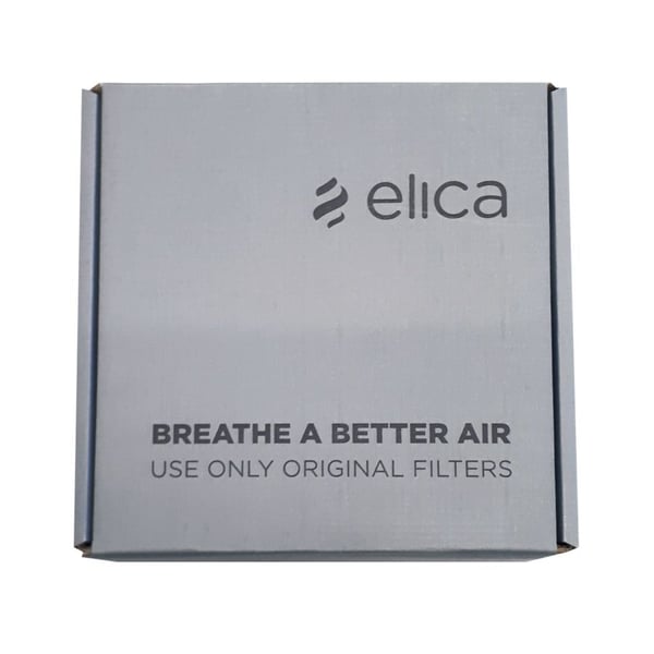 Elica CFC0140423, Filter till spiskåpa, Svart, Kol, Elica, Kuadra, Kuadra Island, Mini Om, Mini Io, Tube, Tube Island, 195 mm