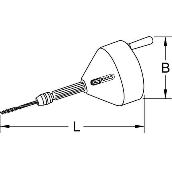 KS TOOLS Werkzeug-maschinen GmbH rørrenser, Ø 9,6 mm (900.2000)