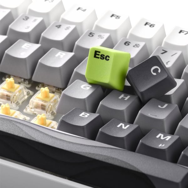 Sharkoon SKILLER SGK50 S3 Design Bundle - D5, Svart, Grå, Vit, Bild, Halksäkert underlag, Spelmusmatta