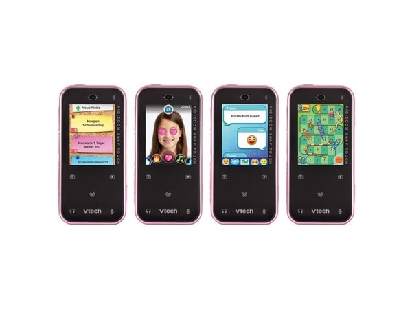 VTech KidiZoom Snap Touch pink, Smartphone för barn, 6 År, 130 g, Rosa