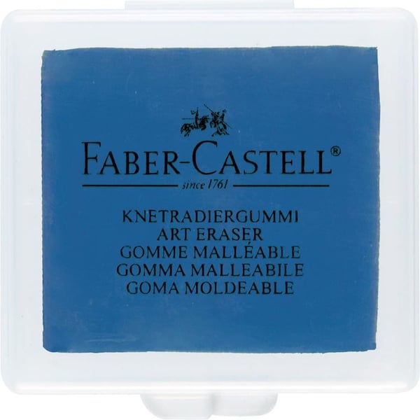 FABER-CASTELL poljettava pyyhekumi ART ERASER, lajiteltu Mitat: (L)40 x (S)35 x (K)10 mm, poljettava, imeytyvä - 18 kpl (127124)