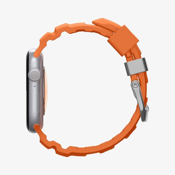 Spigen WBS2, Band, Smartwatch, Orange, Apple, Apple Watch 10/11 (46mm), Silikon