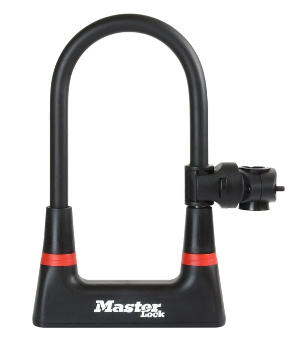 Master Lock 8279EURDPRO polkupyörän U-lukko 10 cm leveä, 21 cm:n sanka, musta