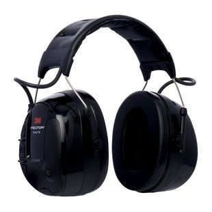 3M Peltor ProTac III MT13H221A - Hodetelefoner - hodebånd - loddrett - kablet - 3,5 mm jakk - lydisolerende - svart