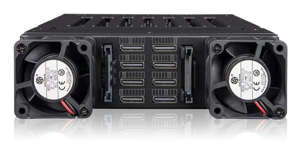 ICY DOCK ToughArmor MB873MP-B V2 SSD-kabinett 8x M.2 NVMe PCIe 4.0