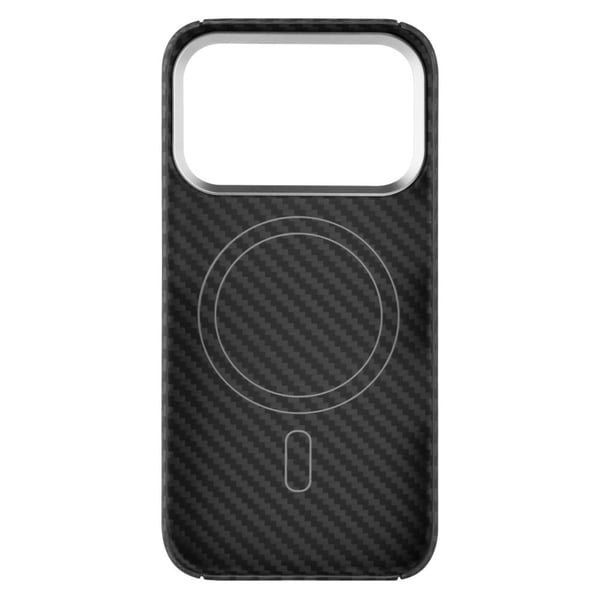 FIXED MagVelar - Baksidedeksel - med MagSafe - KEVLAR, aramid - svart - for Apple iPhone 17 Pro Max