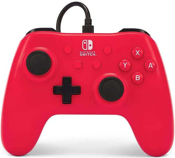 PowerA - Håndkonsoll - kablet - bringebærrød - for Nintendo Switch, Nintendo Switch 2, Nintendo Switch OLED PowerA - Håndkonsoll - kablet - bringebærrød - for Nintendo Switch, Nintendo Switch 2, Nintendo Switch OLED