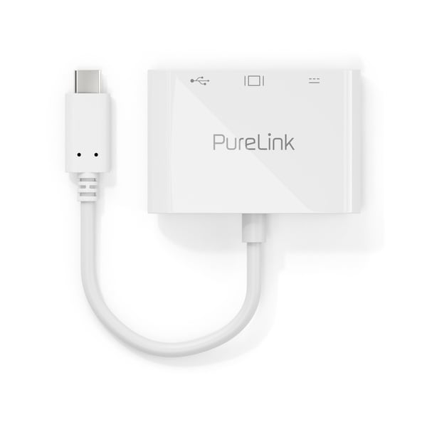 PureLink IS270, USB 3.2 Gen 1 (3.1 Gen 1) Type-C, 60 W, HDMI, USB 3.2 Gen 1 (3.1 Gen 1) Type-C, USB 3.2 Gen 1 (3.1 Gen 1) Type-A, Akrylonitril-buta...