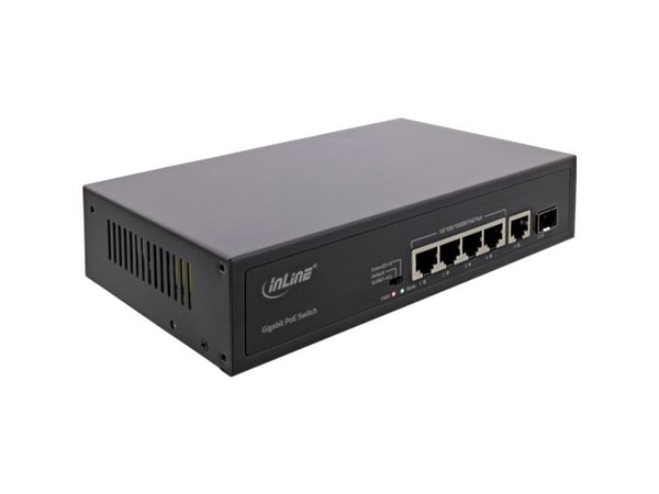 InLine 32305R, Uhåndtert, Gigabit Ethernet (10/100/1000), Strøm over Ethernet (PoE)