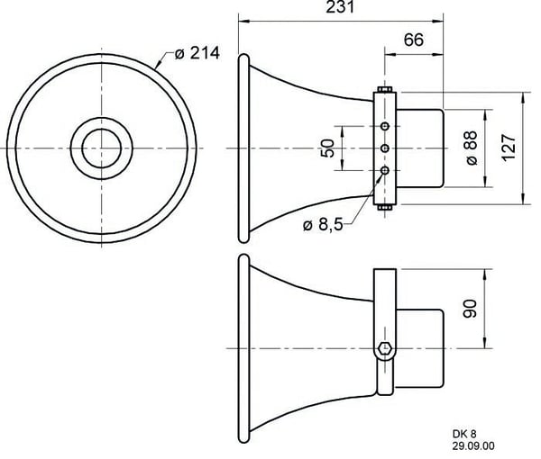 Visaton VS-DK8/100V20, 1,4 g