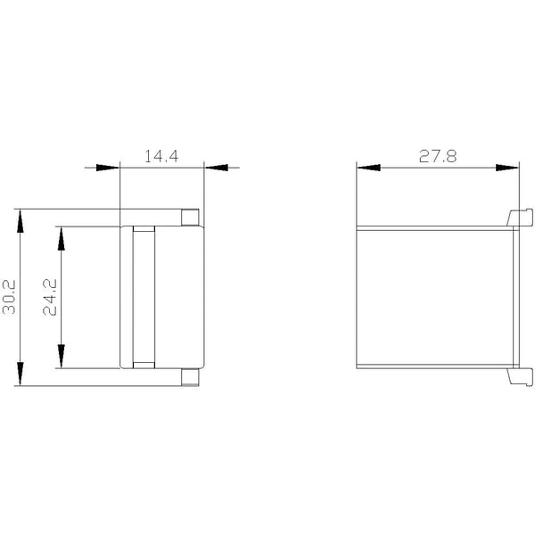Siemens 3RT2936-1JL00, 14 mm, 58 mm, 34 mm, 6 g, 1 styck
