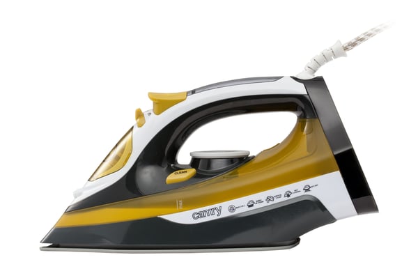 Camry Premium CR 5029, Ångstrykjärn, Svart, Gul, 2400 W, 220-240 V, 50 - 60 hz, 320 mm