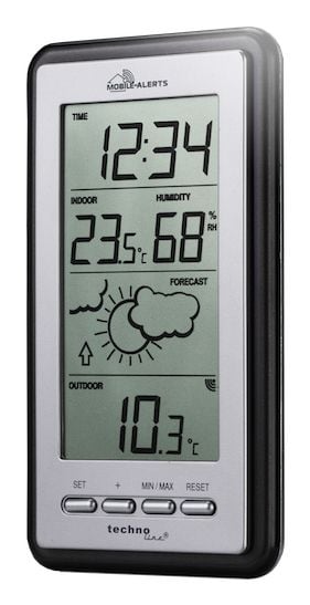 Technoline MA 10430, Svart, Grå, Inomhustermometer, Utomhustermometer, Inomhushygrometer, hygrometer, Termometer, 1 - 99%, -9,9 - 59,9 ° C, Batteri