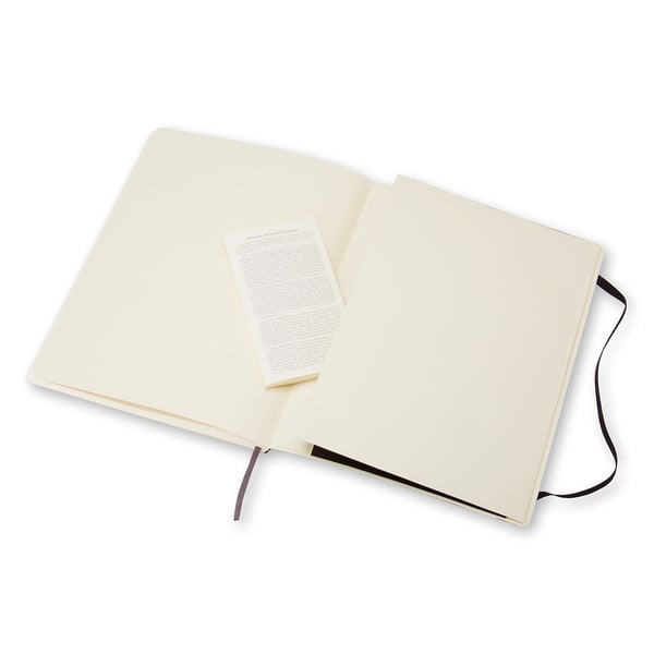 Moleskine 978-88-8370-722-3, Monokromatisk, Svart, Matt, Linjerte ark, Mykt omslag, Voksen