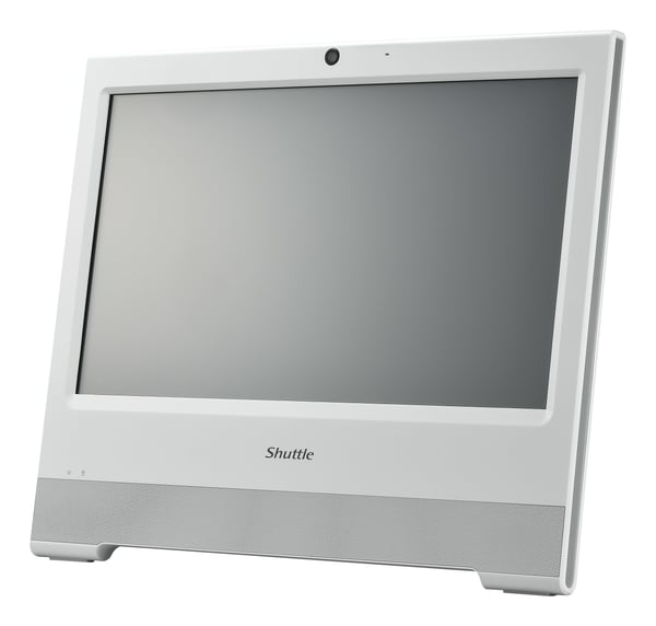 Shuttle XPC X50V9 - Barebone - alt-i-ett 1 x Celeron 7305 - RAM 0 GB - UHD Graphics - Gigabit Ethernet - monitor: LED 15.6" 1366 x 768 (HD) berørin...