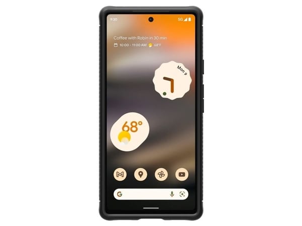 Spigen Rugged Armor, Suojus, Google, Pixel 6a, 15,6 cm (6.13"), Musta