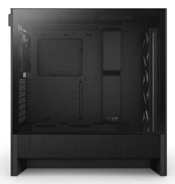 NZXT H5 Flow RGB datorchassi Midi Tower (2024) CC-H52FB-R1, härdat glas, svart